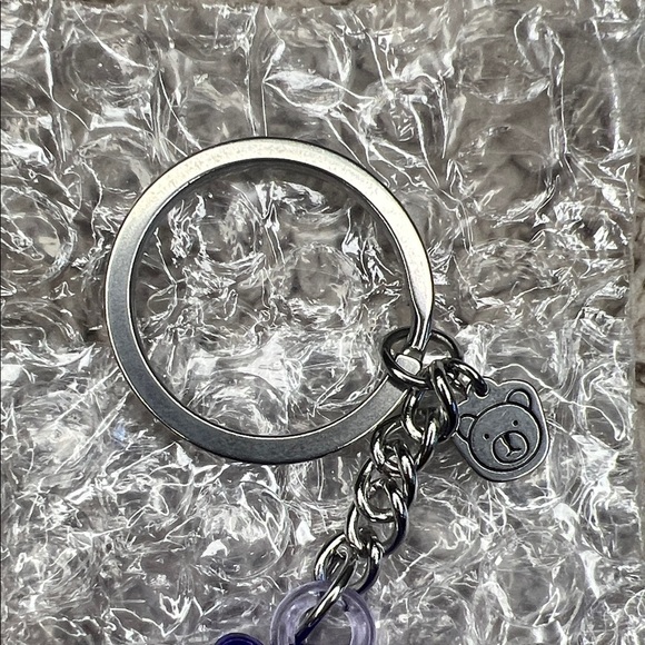 Purple TF Bear Keychain - Picture 2 of 4